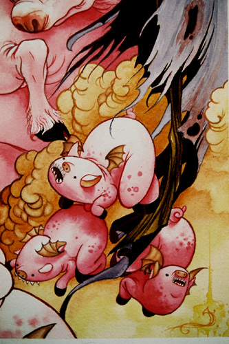 Art Galleries - Tom Strom - Wrath detail